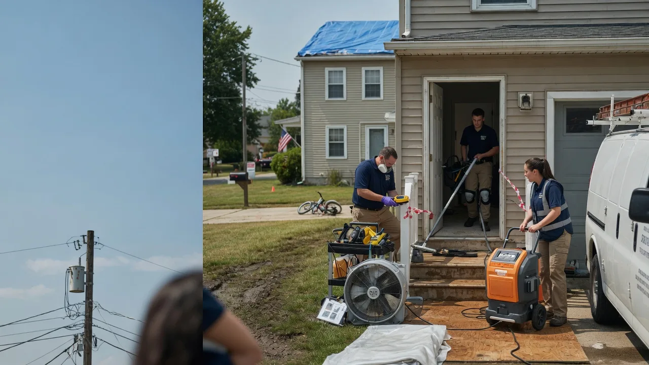Water Damage Repair in Hanna, IN near me